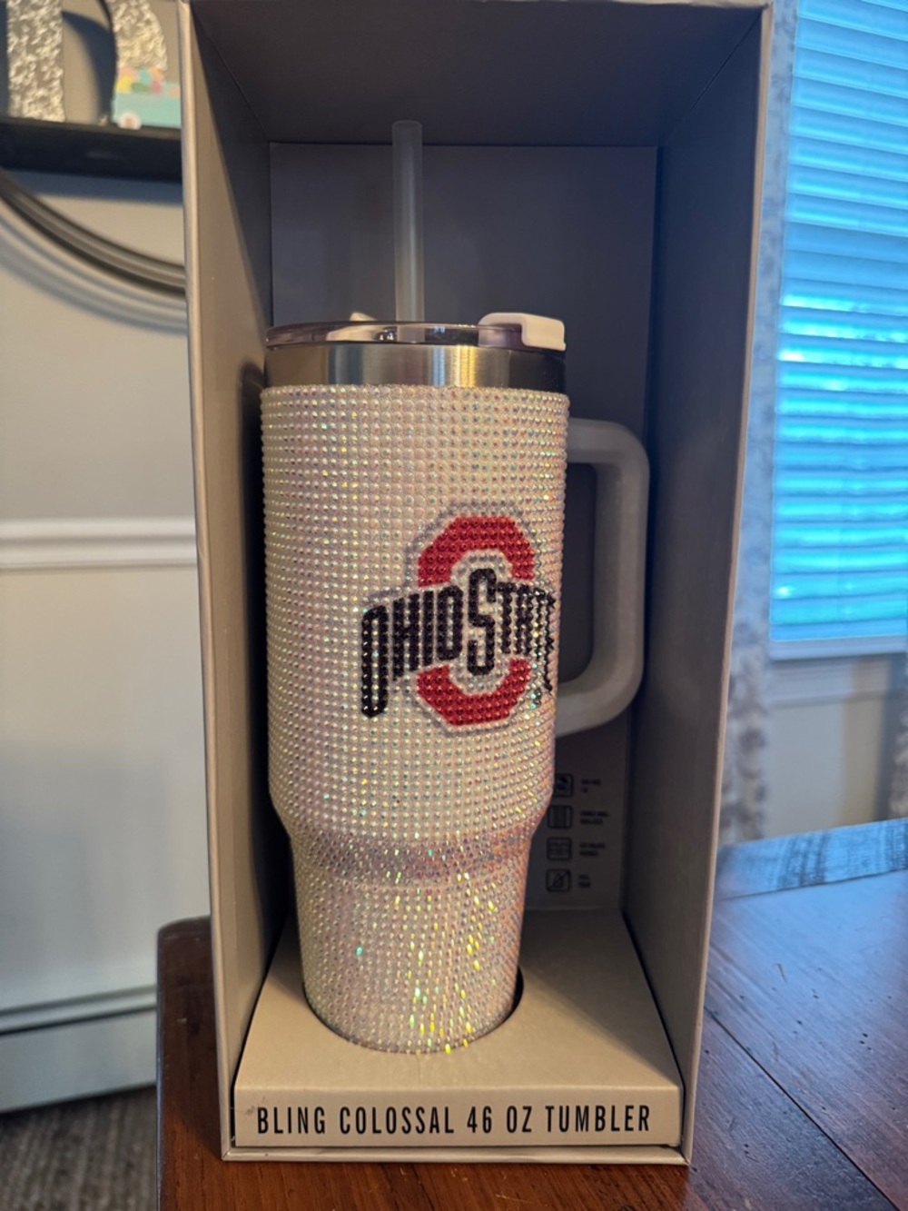 Ohio State Bling Colossal 46 oz Tumbler NEW Buckeyes
